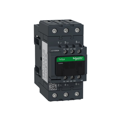 Contactor Tesysd de 50A, 440V, 3 Polos, 3 Fases, Bobina de 110V Schneider Electric LC1D50AF7