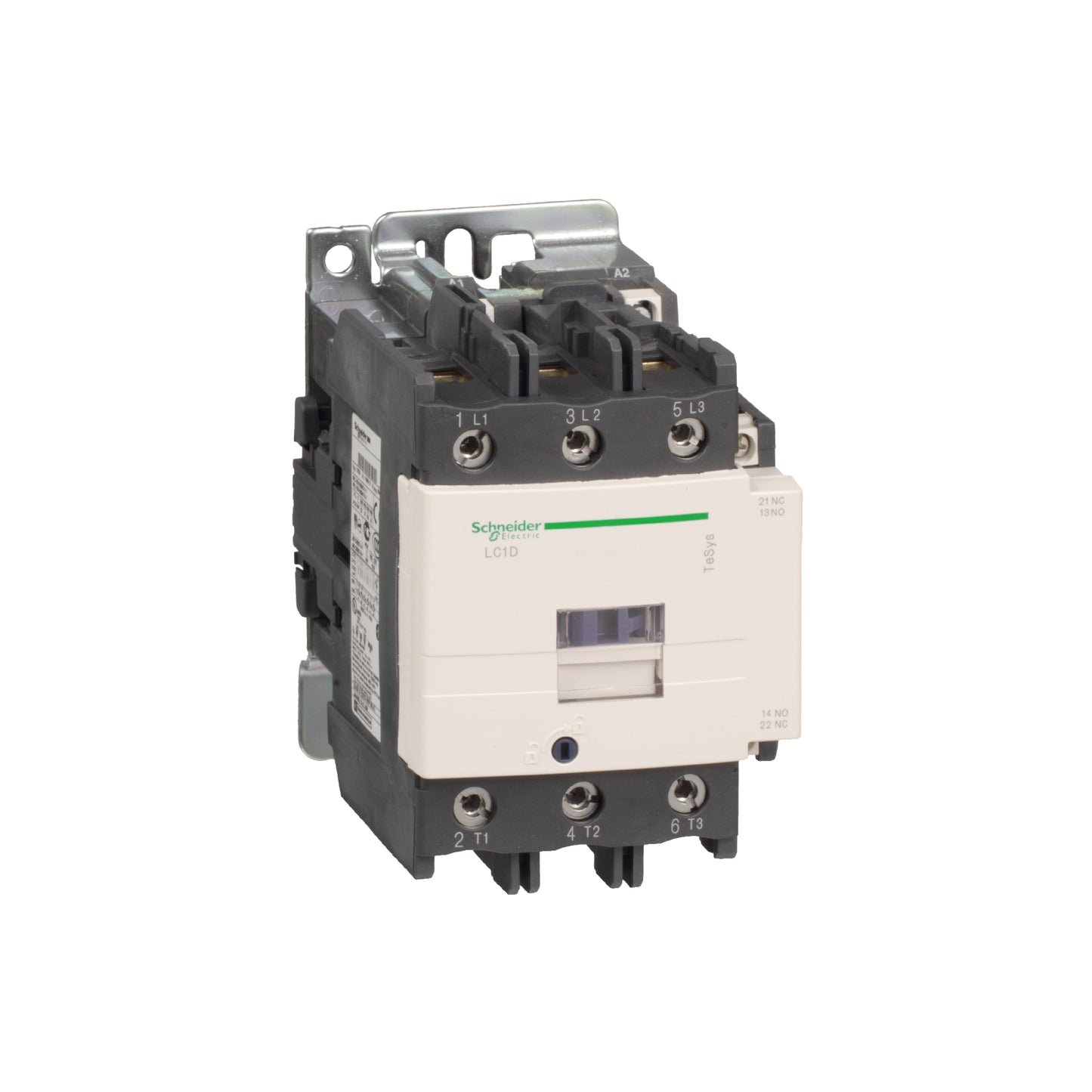 Contactor Tesysd de 95A, 440V, 3 Polos, 3 Fases, Bobina de 110V Schneider Electric LC1D95F7