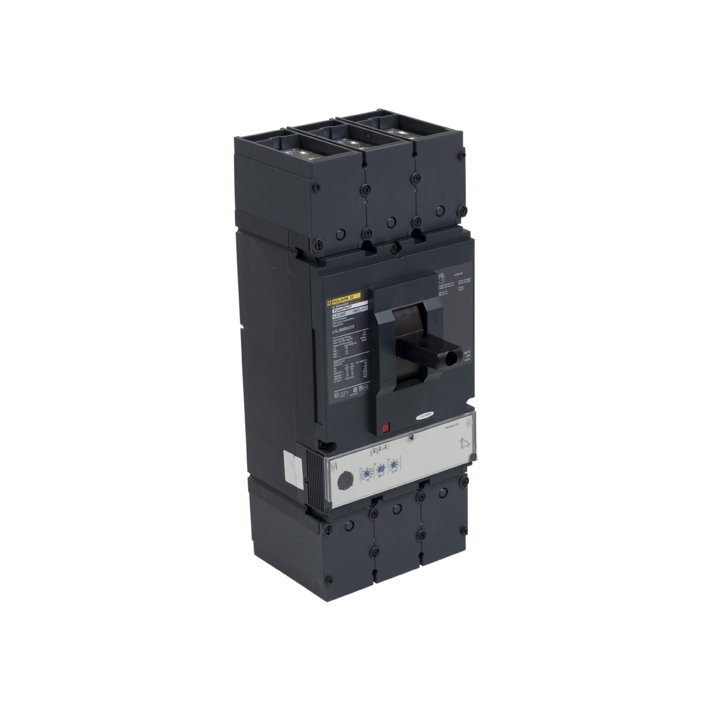 L 35 kA @480v 3 P 600A Schneider Electric LGL36600U31X