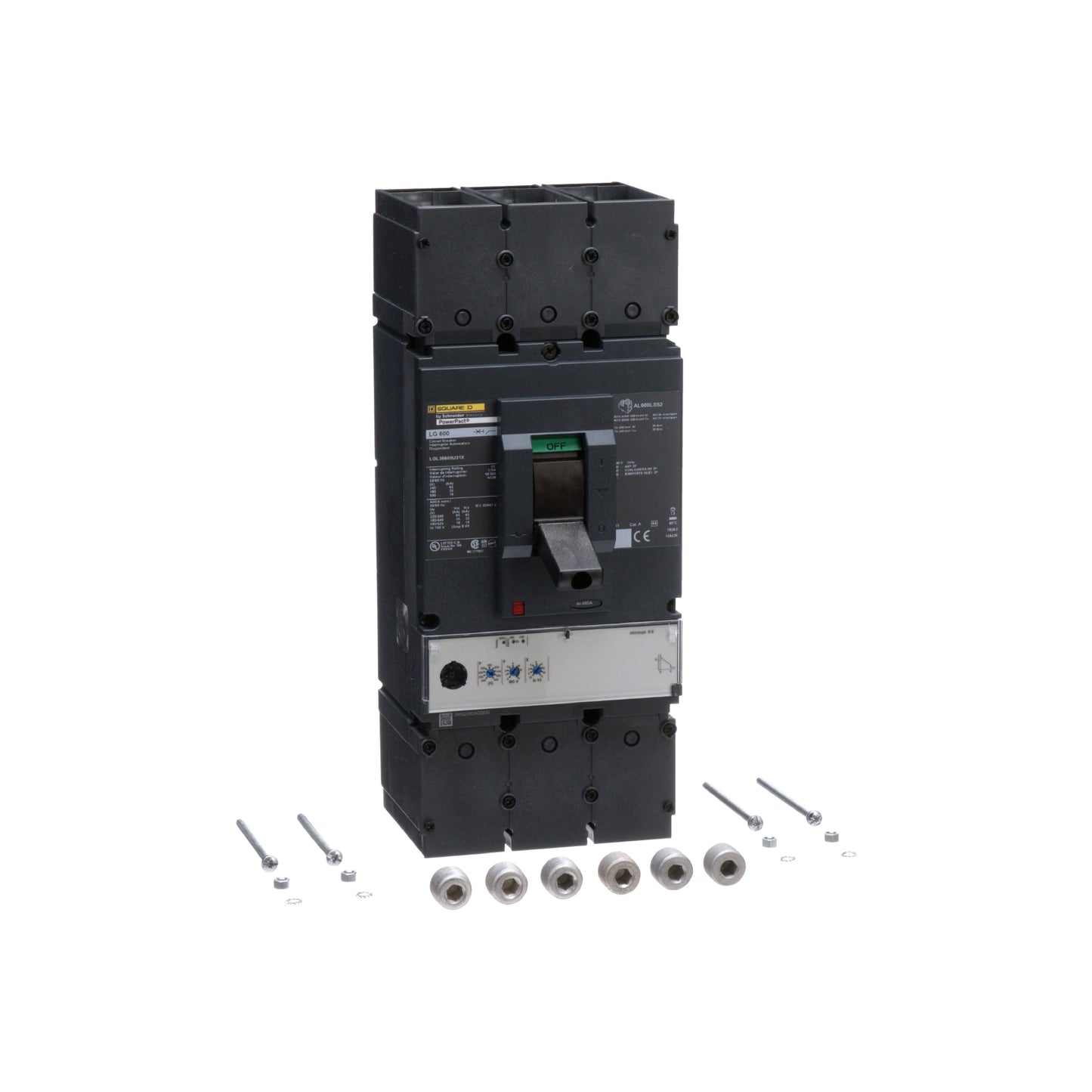 L 35 kA @480v 3 P 600A Schneider Electric LGL36600U31X