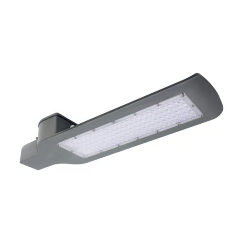 Lámpara LED de poste con fotocelda 120W Luz Fría Satinado Tecnolite