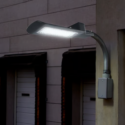 Lámpara LED de poste con fotocelda 60W Luz Fría Satinado Tecnolite