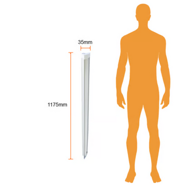 Lámpara Lineal LED 38W 1.17m Luz Neutra Tecnolite