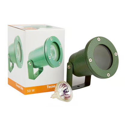 Lámpara Reflector sumergible Base GX5.3 50W Verde Tecnolite