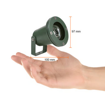 Lámpara Reflector sumergible Base GX5.3 50W Verde Tecnolite