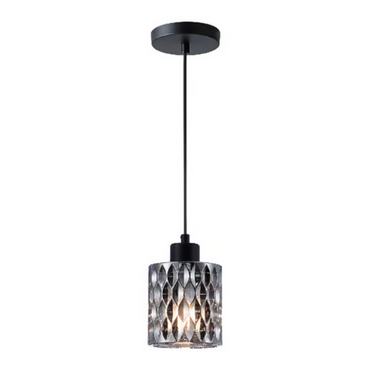 Lámpara colgante E27 8.5W Negro Tecnolite