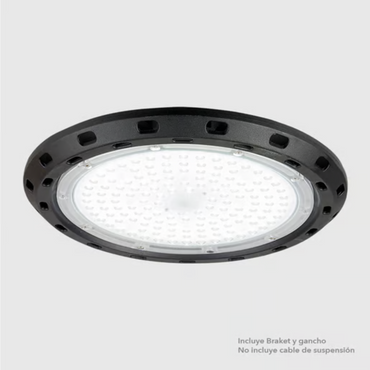 Lámpara colgante LED Luz Fría 100W Negro Tecnolite