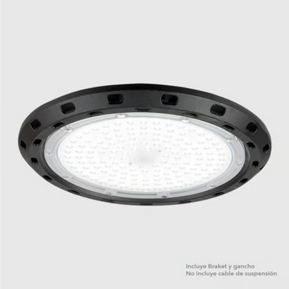 Lámpara colgante LED Luz Fría 100W Negro Tecnolite