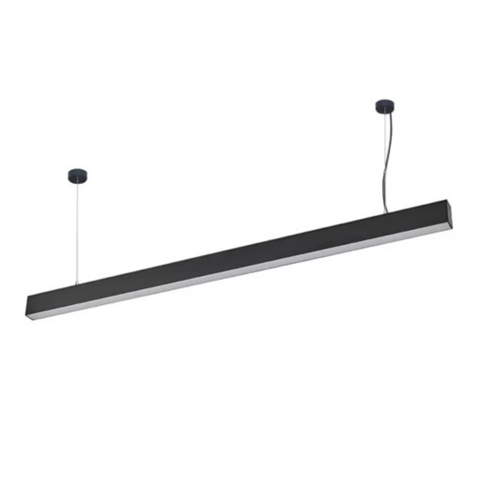 Lámpara colgante lineal LED Luz Neutra 20W Negro Tecnolite