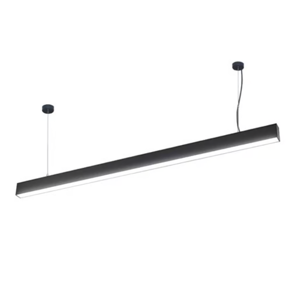 Lámpara colgante lineal LED Luz Neutra 20W Negro Tecnolite