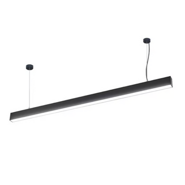 Lámpara colgante lineal LED Luz Neutra 20W Negro Tecnolite