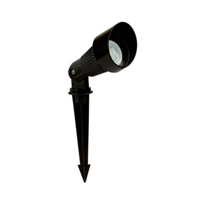 Lámpara de Jardin 50W de Exterior Base GX5.3 Negro Tecnolite