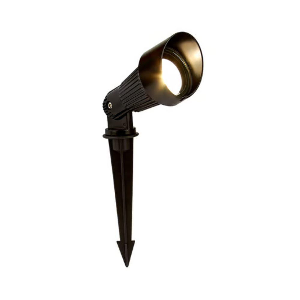 Lámpara de Jardin 50W de Exterior Base GX5.3 Negro Tecnolite