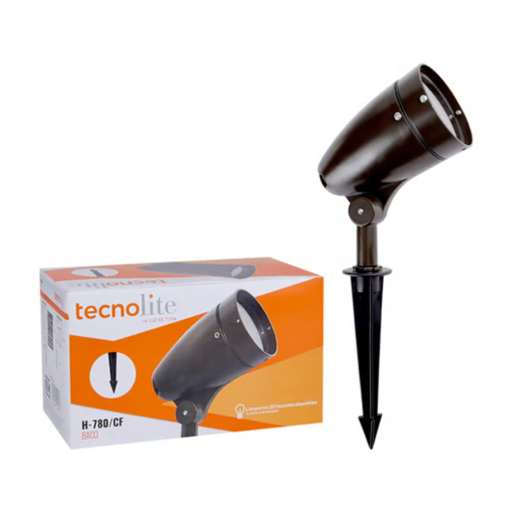 Lámpara de Jardin  Base E27 50W Café Baco Tecnolite