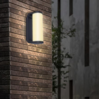 Lámpara de Pared Exterior LED Gris 10W Luz Cálida Tecnolite