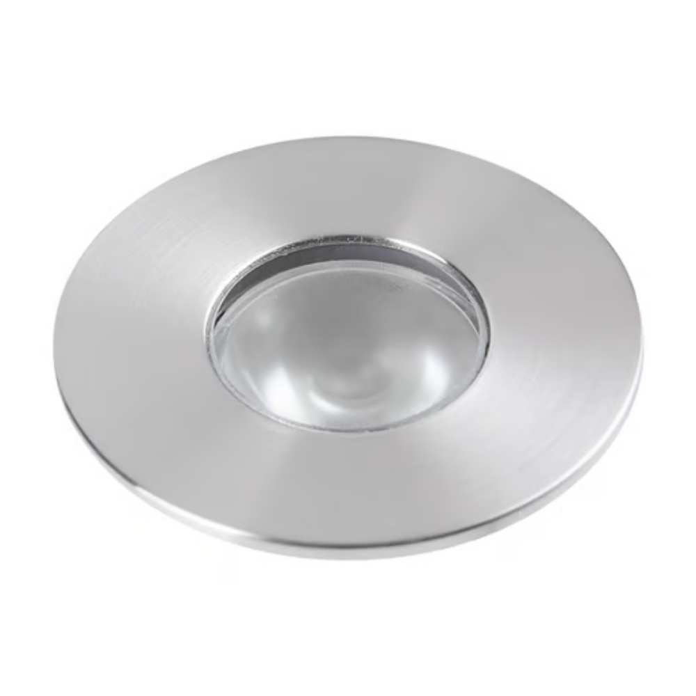 Lámpara de Piso LED Empotrable para Exterior Luz Cálida 2W Satinado Tecnolite