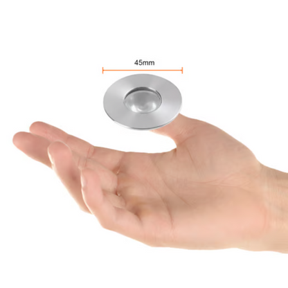 Lámpara de Piso LED Empotrable para Exterior Luz Cálida 2W Satinado Tecnolite