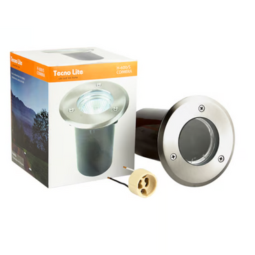 Lámpara de Piso para Exterior Base Gx5.3/GU10 50W Satinado Tecnolite