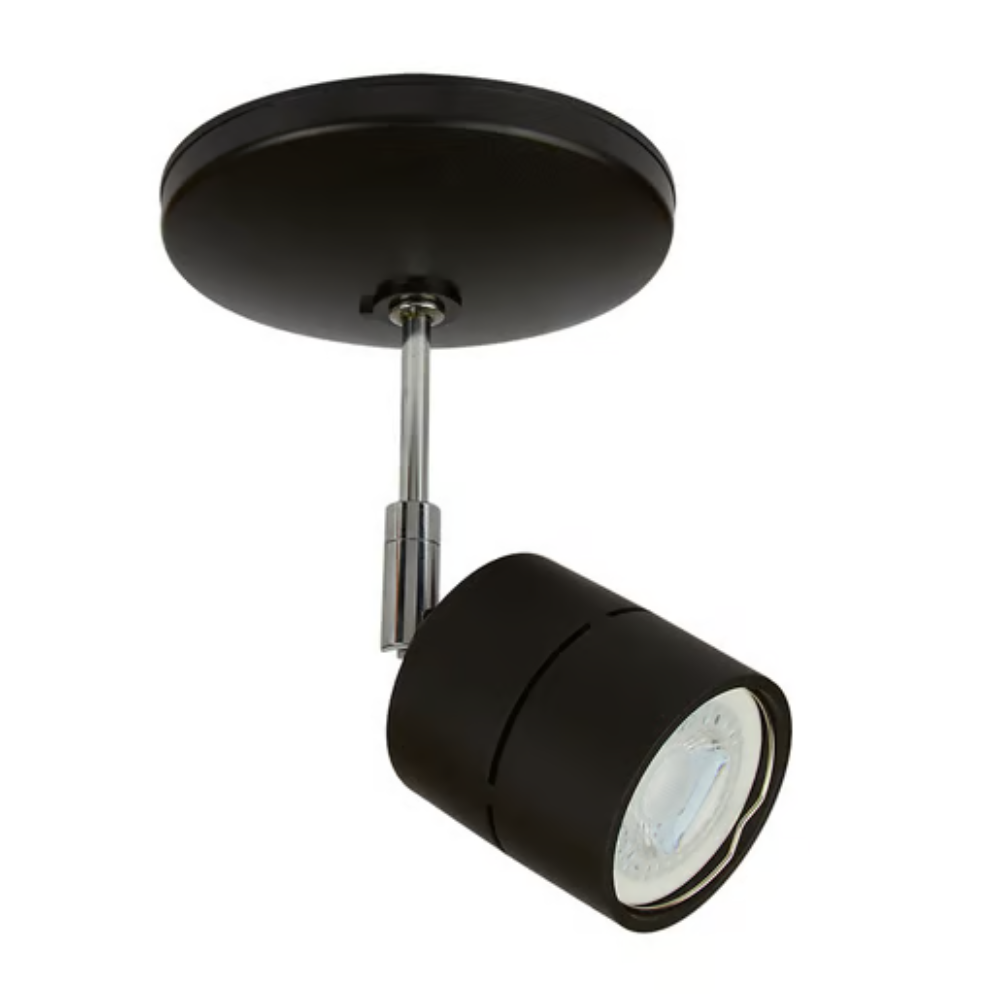 Lámpara de Techo Dirigible tipo Spot para Interior Base GU10 50W Negro Tecnolite
