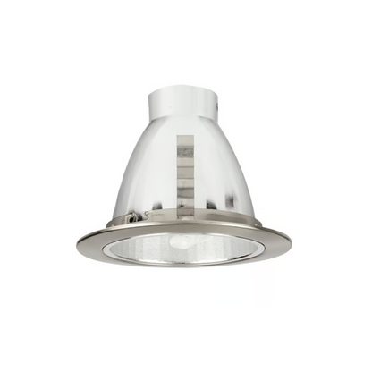 Lámpara de Techo Downlight Empotrable Base E27 60W Satinado Tecnolite