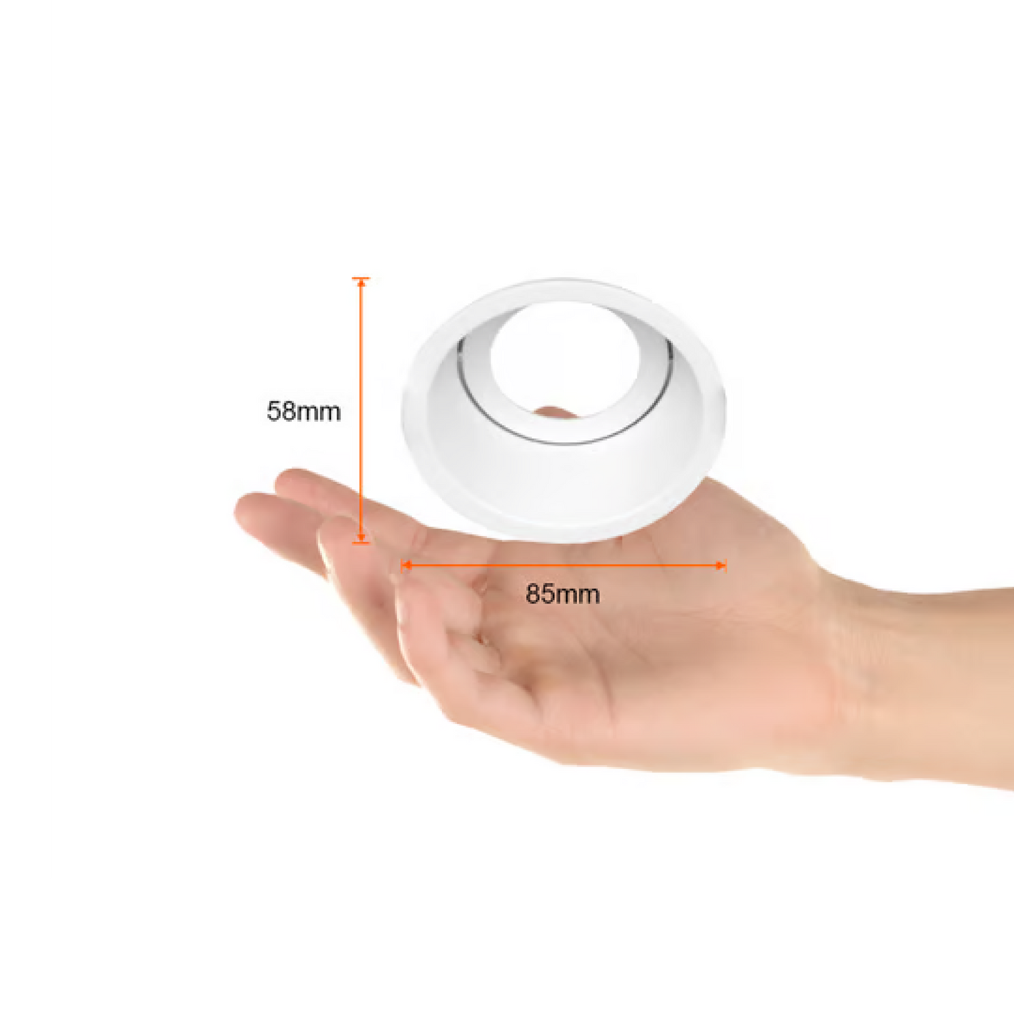 Lámpara de Techo Downlight Empotrable Base GX5.3 60W Blanco Tecnolite