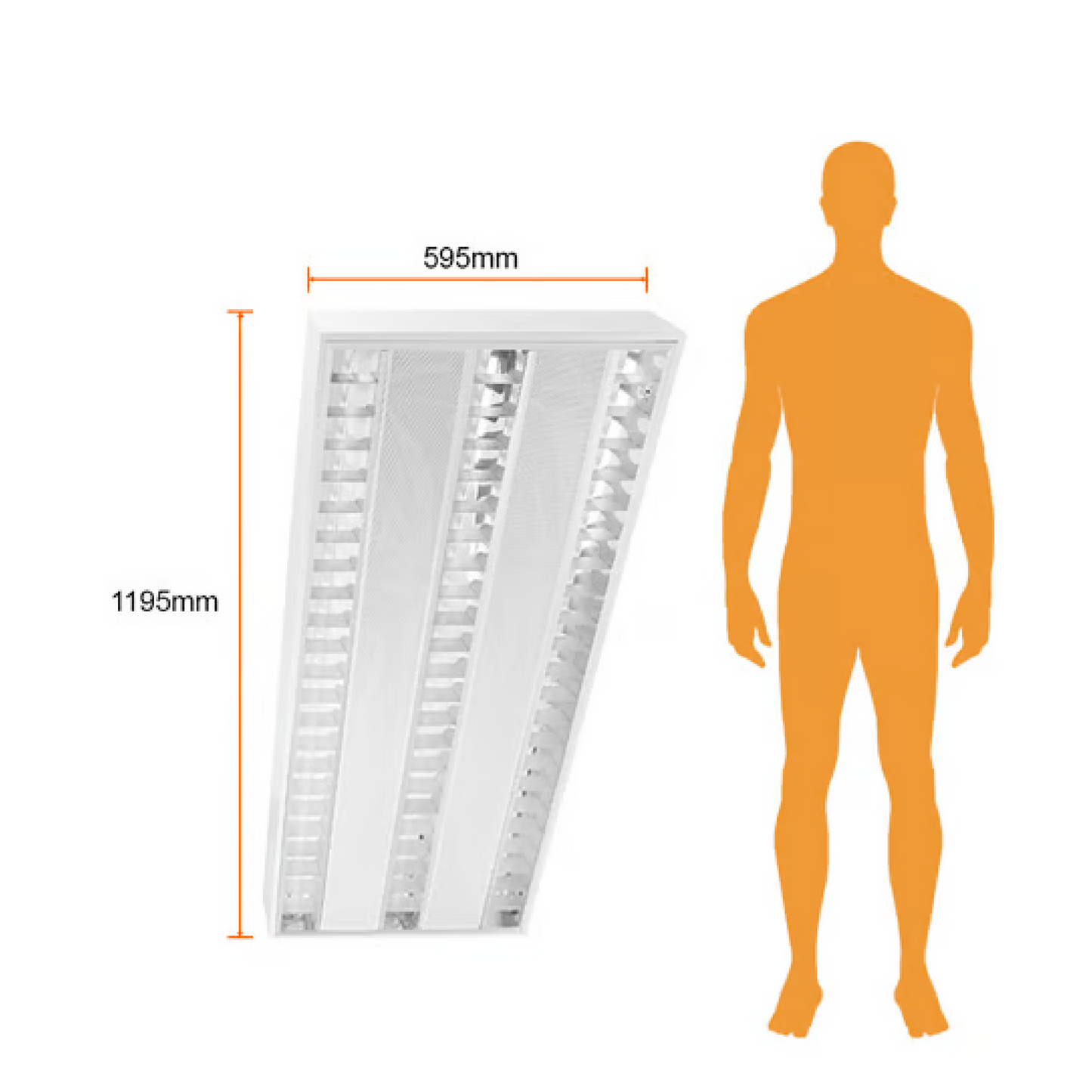 Lámpara de Techo Gabinete LED 48W Luz Fría 3 Bases G5 Blanco Tecnolite