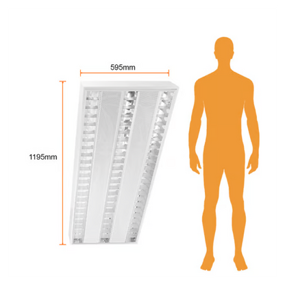 Lámpara de Techo Gabinete LED 48W Luz Fría 3 Bases G5 Blanco Tecnolite