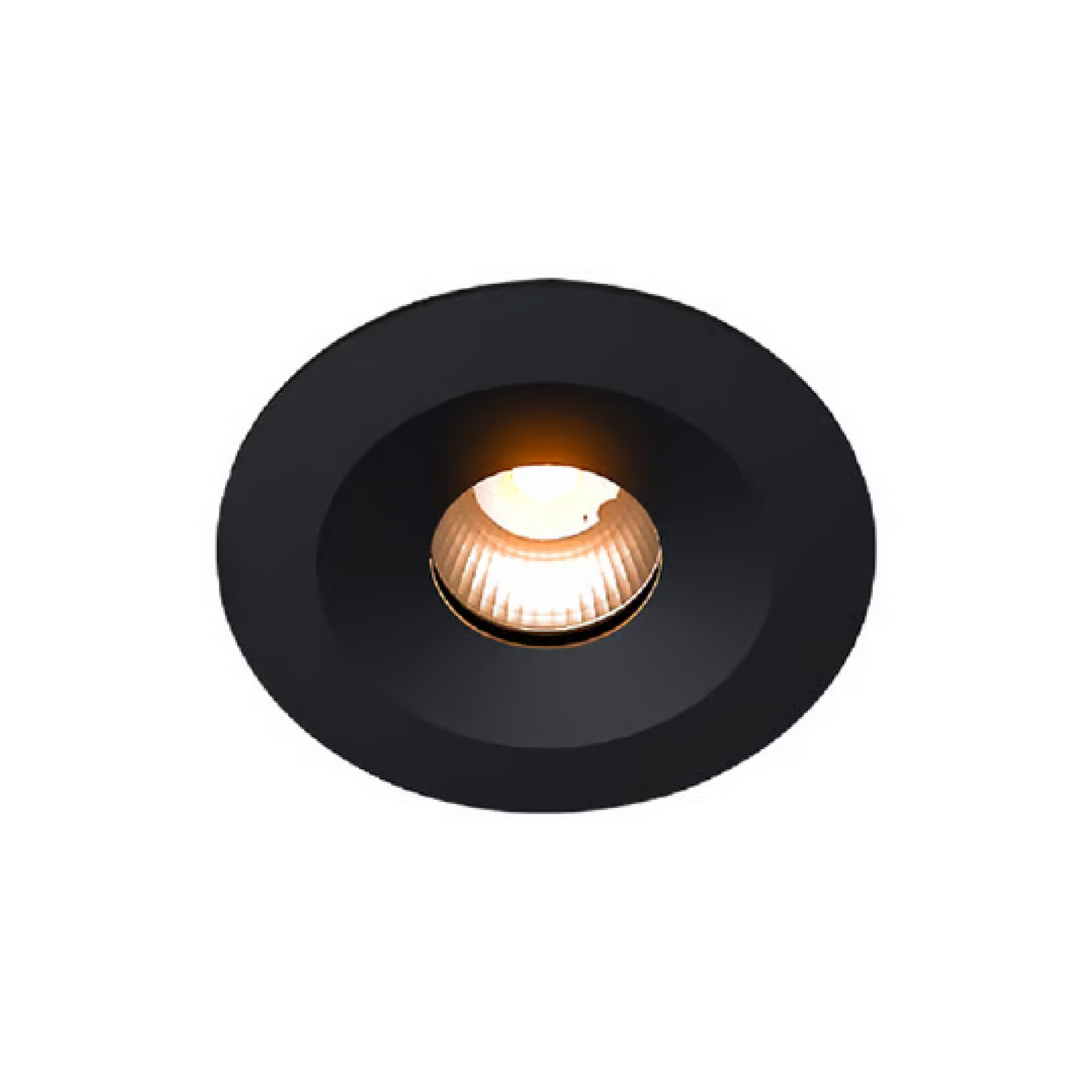 Lámpara de Techo LED Downlight 9W Luz Cálida Negro Tecnolite