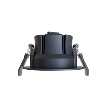Lámpara de Techo LED Downlight 9W Luz Cálida Negro Tecnolite