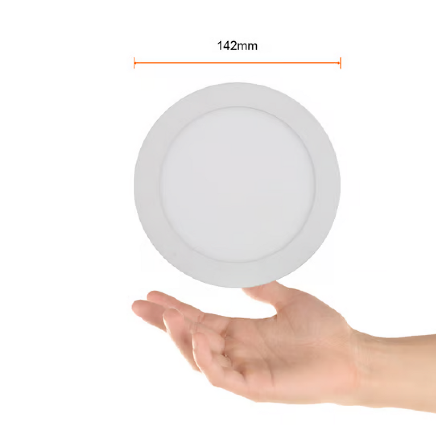 Lámpara de Techo LED Downlight Empotrable 9W Luz Neutra Blanco Tecnolite