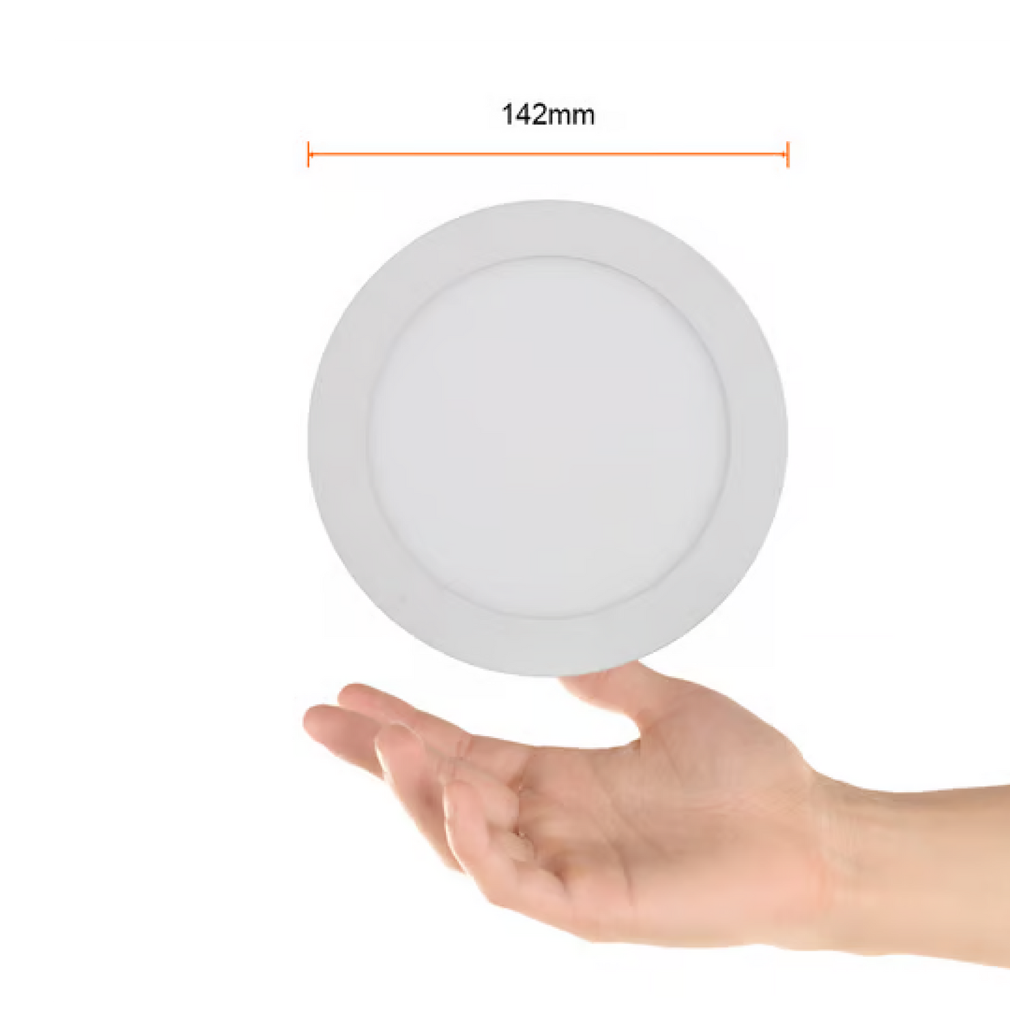 Lámpara de Techo LED Empotrable 9W Luz Fría Blanco Tecnolite