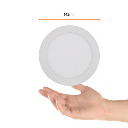 Lámpara de Techo LED Empotrable 9W Luz Fría Blanco Tecnolite