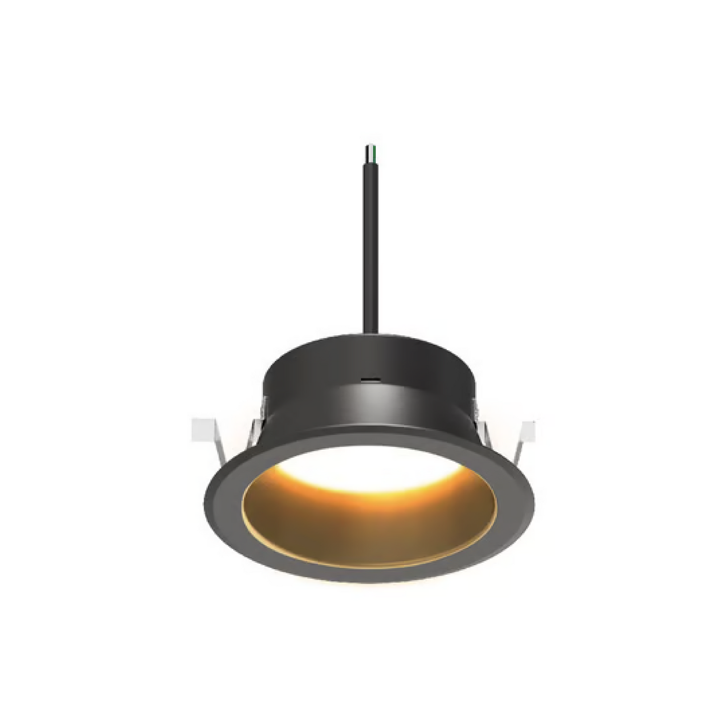 Lámpara de Techo LED Empotrable para Interior 20W Luz Cálida Negro Tecnolite