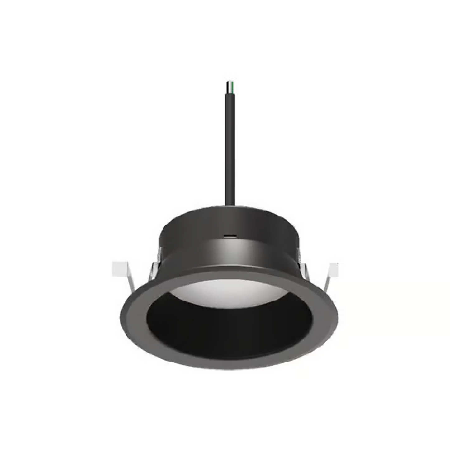 Lámpara de Techo LED Empotrable para Interior 20W Luz Cálida Negro Tecnolite