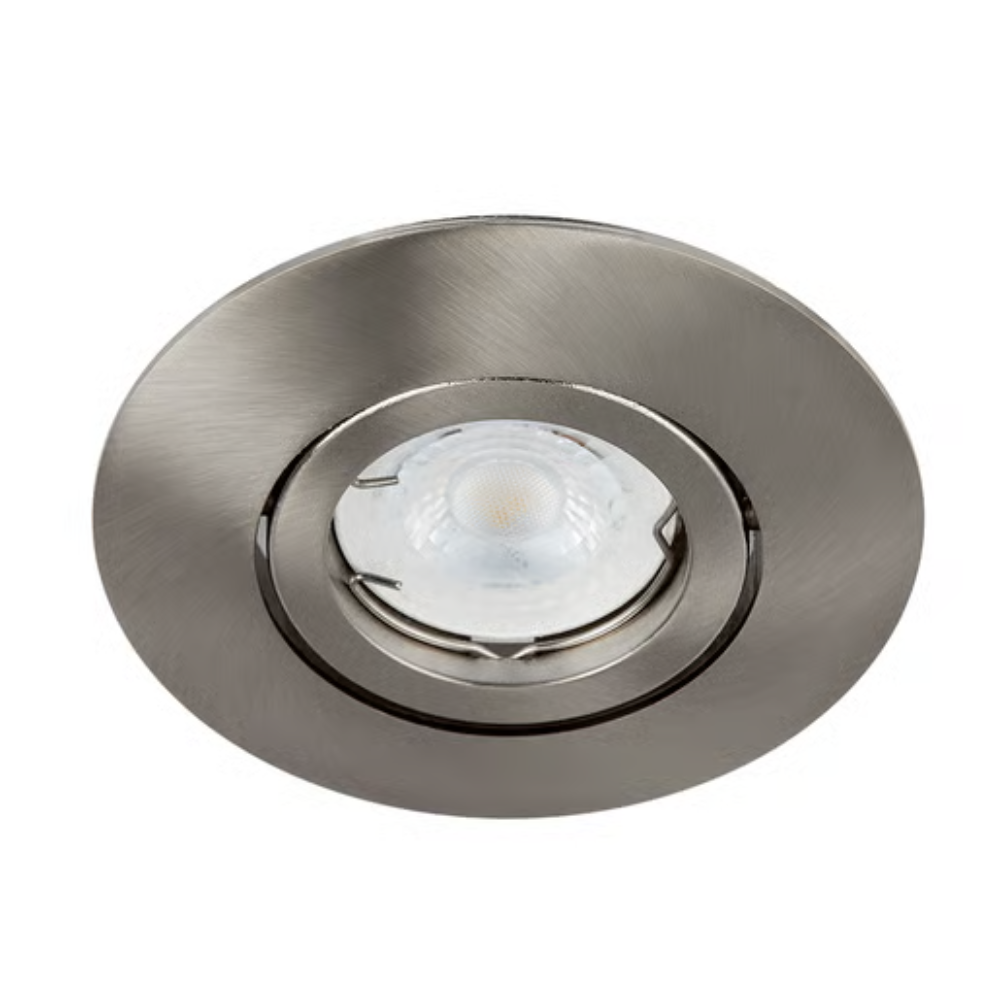 Lámpara de Techo LED Empotrable para Interior Base GX5.3 6W Satinado Tecnolite