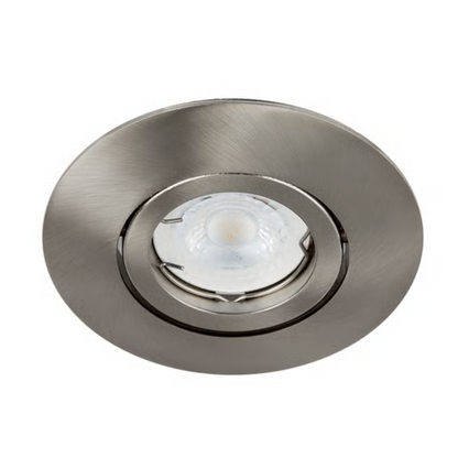 Lámpara de Techo LED Empotrable para Interior Base GX5.3 6W Satinado Tecnolite