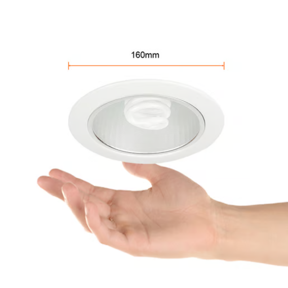 Lámpara de Techo LED Empotrable para Interior Base E27 Blanco 15W Tecnolite