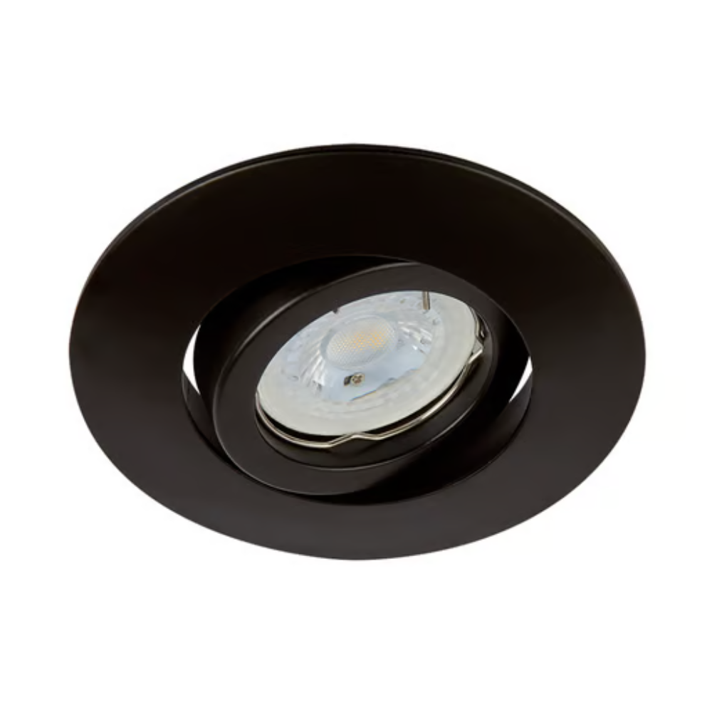 Lámpara de Techo LED Empotrable para Interior Base GX5.3 Negro 50W Tecnolite