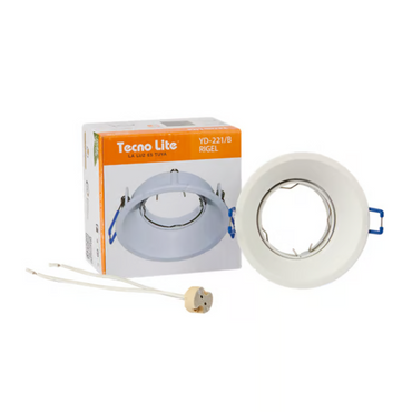 Lámpara de Techo LED Empotrable para Interior Base GX5.3 W Blanco Tecnolite