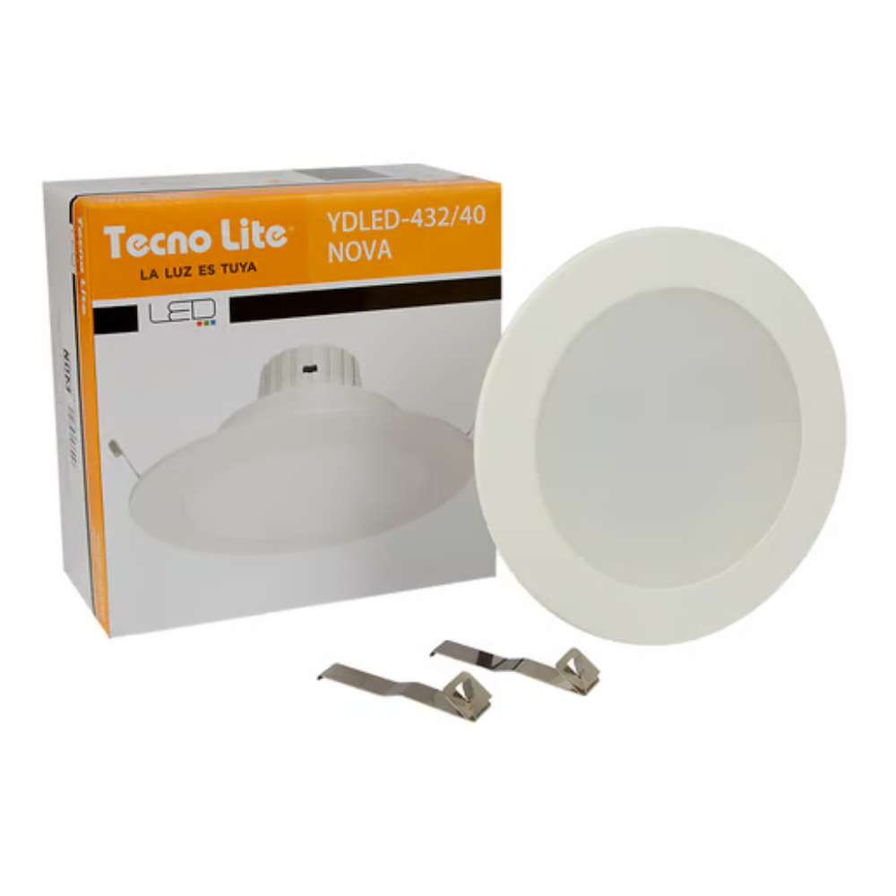 Lámpara de Techo LED Empotrable para Interior Luz Neutra 11W Tecnolite
