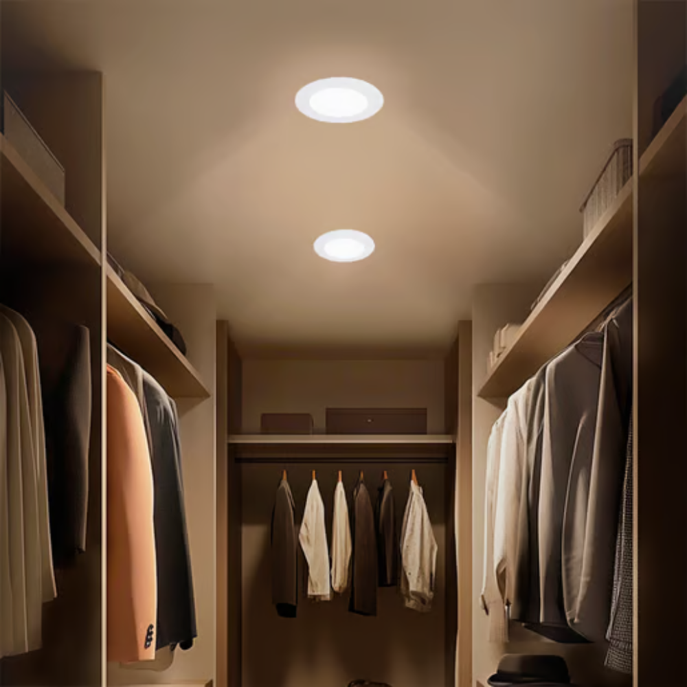 Lámpara de Techo LED Empotrable para Interior Luz Neutra 12W Blanco Tecnolite