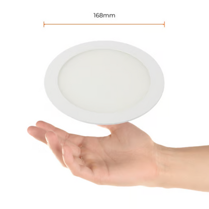 Lámpara de Techo LED Empotrable para Interior Luz Neutra 12W Blanco Tecnolite