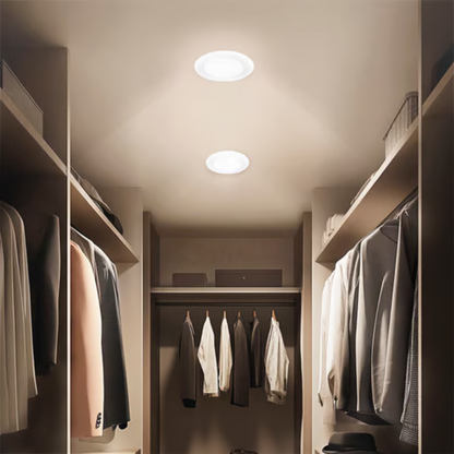 Lámpara de Techo LED Empotrable para Interior Luz Fría 6W Blanco Tecnolite