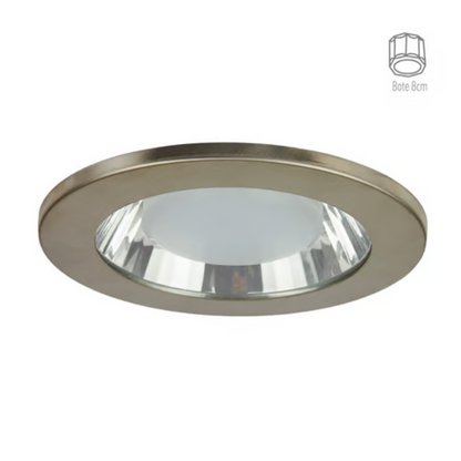 Lámpara de Techo LED Empotrable para Interior Luz Fría 9W Satinado Tecnolite