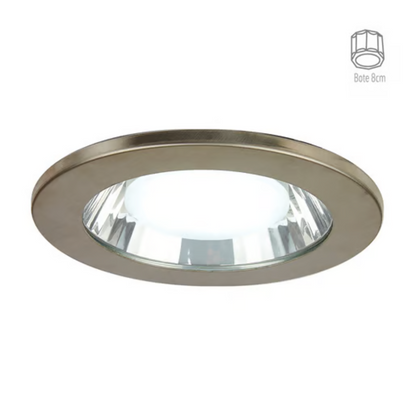 Lámpara de Techo LED Empotrable para Interior Luz Fría 9W Satinado Tecnolite