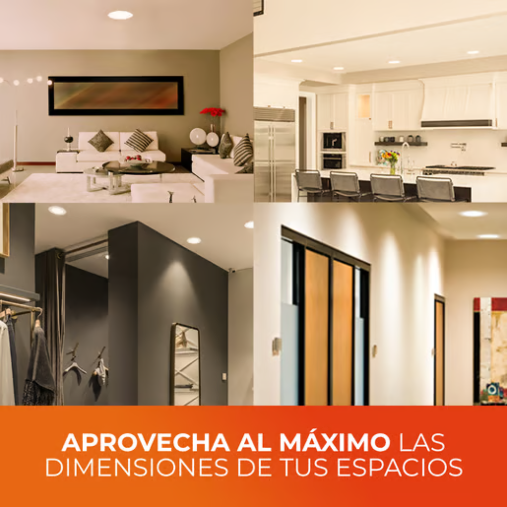 Lámpara de Techo LED Empotrable para Interior Luz Cálida 11W Tecnolite