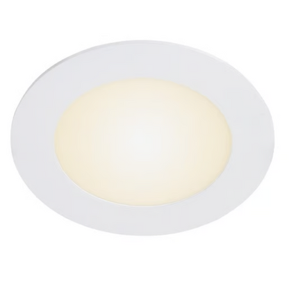 Lámpara de Techo LED Empotrable para Interior Luz Cálida 6W Blanco Tecnolite