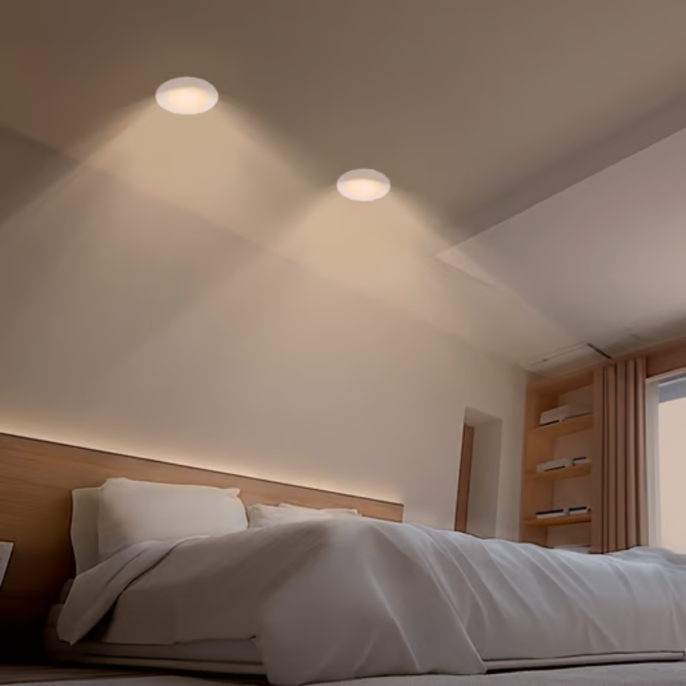 Lámpara de Techo LED Empotrable para Interior Luz Cálida 6W Blanco Tecnolite