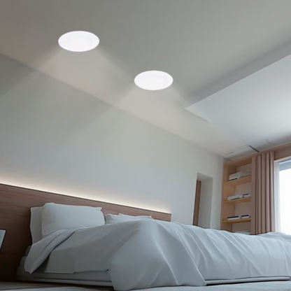 Lámpara de Techo LED Empotrable para Interior Luz Fría 18W Blanco Tecnolite
