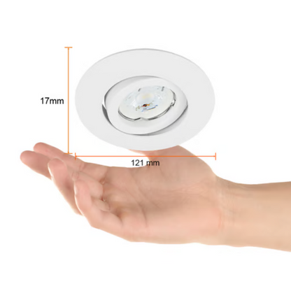 Lámpara de Techo LED Empotrable para interior Base GX5.3 50W Blanco Tecnolite